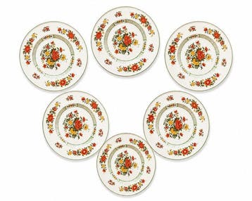 Villeroy & Boch - 6 Grandes Assiettes Luxe - Tafelservies