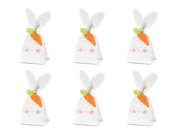 Uitdeelzakjes Konijn 22,5cm 6st, Verzenden