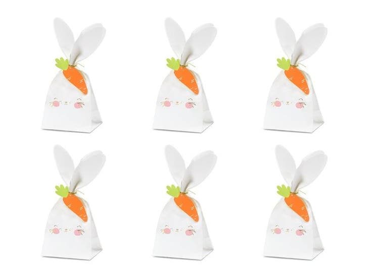 Uitdeelzakjes Konijn 22,5cm 6st, Hobby en Vrije tijd, Feestartikelen, Nieuw, Verzenden
