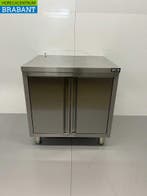 Armoire de travail en acier inoxydable Premium-line 2 portes, Verzenden