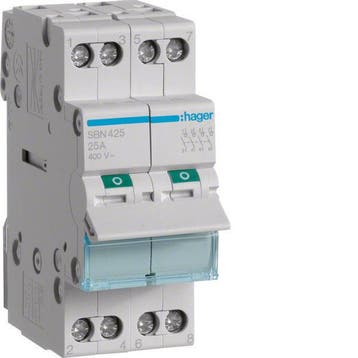 Hager SBN Interrupteur encastré Modulaire - SBN425, Verzenden