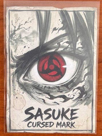 Funko - Funko Pop - Naruto - Sasuke #72 + Sasuke(Cursed