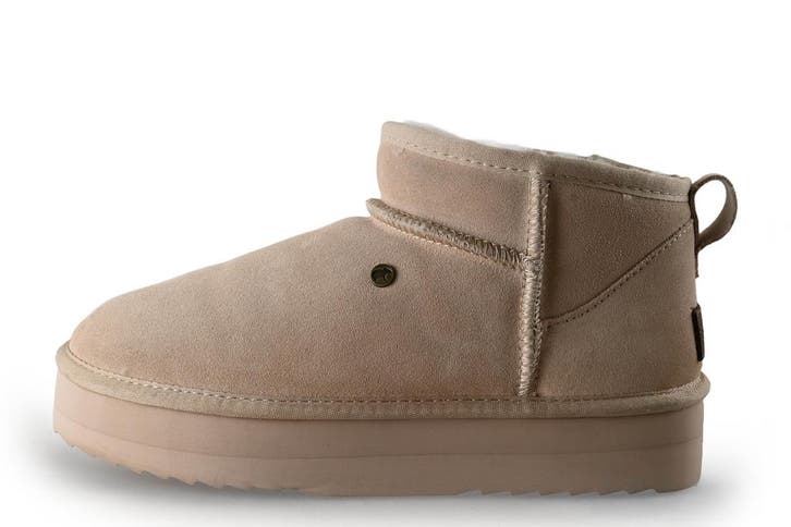 Warmbat Australia Snowboots in maat 40 Beige, Kleding | Dames, Schoenen, Beige, Zo goed als nieuw, Snowboots, Verzenden