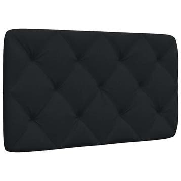 vidaXL Hoofdbordkussen 80 cm stof zwart, Verzenden