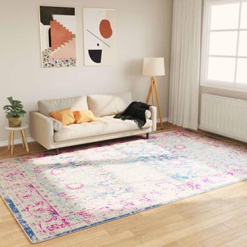 vidaXL Vloerkleed wasbaar 190x300 cm meerkleurig, Verzenden