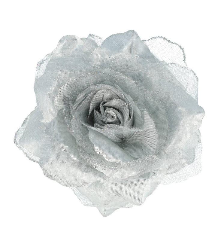 Haarspeld Duckklem, Broche & Elastiek 10cm – Haarbloem Roos, Handtassen en Accessoires, Uiterlijk | Haarverzorging