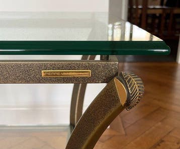 Pierre Vandel Paris - Table dappoint - Bronze - Deux tables