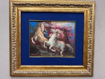 Pietro Pantino (1941) - Studio di cavalli