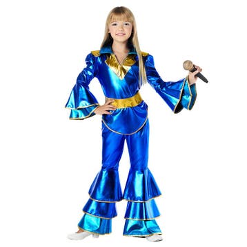 Disco 70S Kostuum Meisje, Verzenden, Nieuw