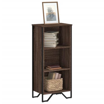 vidaXL Boekenkast 50x31x106 cm bewerkt hout bruin, Verzenden