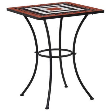 Table mosaique 60cm, terre cuite - Jusqua epuisement -53%, Jardin & Terrasse, Verzenden