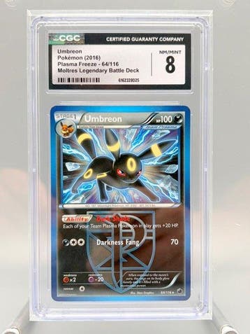 Pokémon Graded card - Umbreon Moltres Legendary Battle Deck