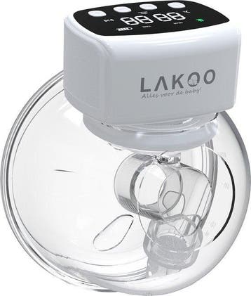 2dekans | LAKOO Pro 1 Borstkolf - Draadloze Elektrische -, Kinderen en Baby's, Babyvoeding en Toebehoren, Ophalen of Verzenden