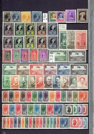 Luxemburg 1890/2000 - Luxemburg-verzameling met slechts **/*