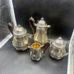 Service à thé et café (4) - Argent 800 - Lefevre argent 2785, Antiek en Kunst
