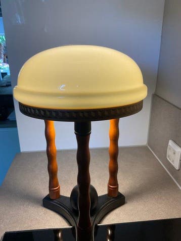 Temde Leuchten - Temde Leuchten - Lamp - Paddestoellamp -, Antiek en Kunst