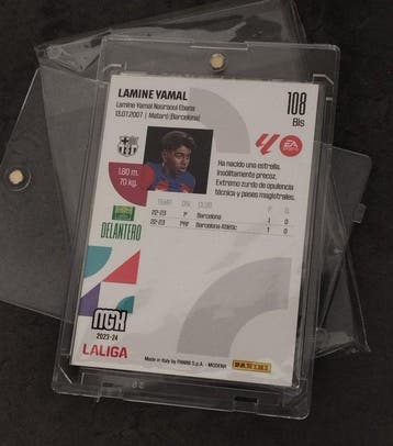 2023/24 Panini LALIGA Lamine Yamal 108 Bis Carte Rookie - 1, Nieuw