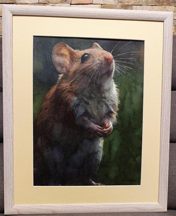 Davor Ivkovi (1965) - Mouse, Antiquités & Art, Art | Peinture | Classique