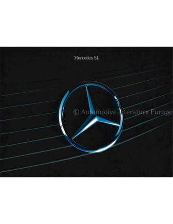 1991 MERCEDES BENZ SL KLASSE BROCHURE FRANS