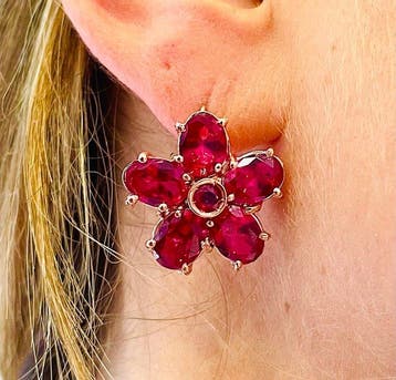 Sans prix de réserve - Boucles doreilles - 9 carats Or, Handtassen en Accessoires, Oorbellen, Nieuw