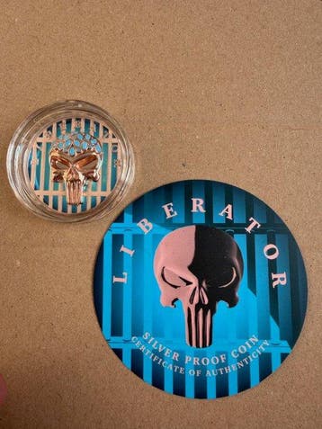 Duitsland. 1 Soul 2022 The Liberator, 1 Oz (.999) + (.925)