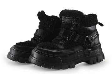 Buffalo Veterboots in maat 37 Zwart, Kleding | Dames, Schoenen, Verzenden, Zwart, Overige typen, Zo goed als nieuw
