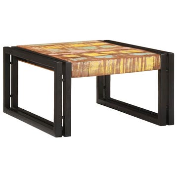 vidaXL Badkamerrek Multikleur 60 x 50 x 23 cm Massief, Verzenden