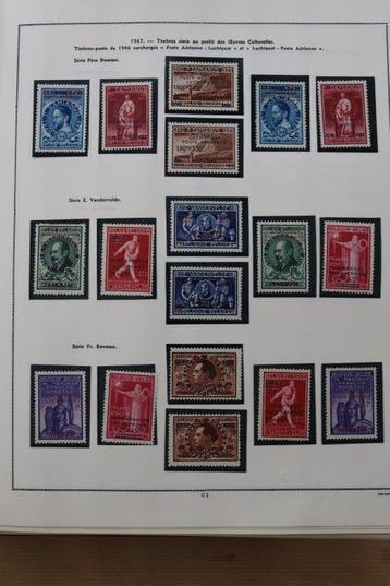 Belgique 1879/1970 - Collection Back of the Book sur, Postzegels en Munten, Gestempeld