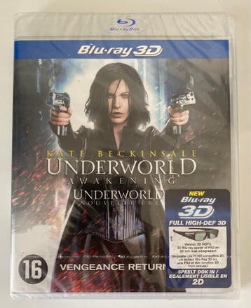 UNDERWORLD AWAKENING (3D + 2D) (IN SEAL) (BLURAY), CD & DVD