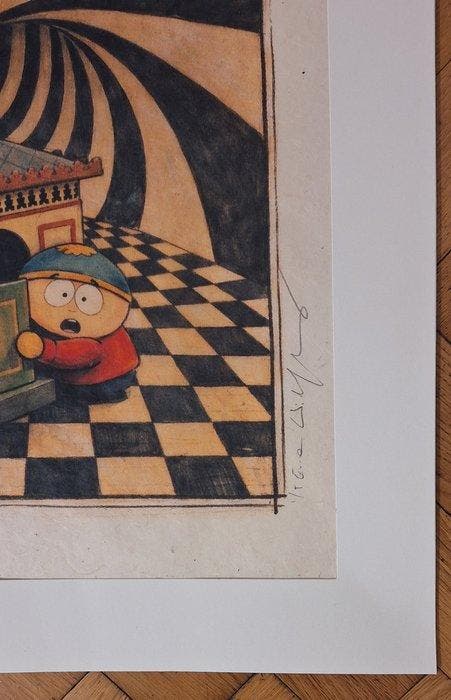 Emma Wildfang - Eric Cartman with Märklin restroom No. 2595-, Antiek en Kunst, Antiek | Speelgoed