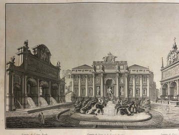 Italië - Rome; Bernard Forest de Bélidor. - Le Tre Fontane, Livres, Atlas & Cartes géographiques