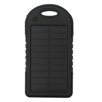Externe 5000mAh Solar Charger Powerbank Zonnepaneel Noodaccu, Telecommunicatie, Verzenden, Nieuw, Stuff Certified®
