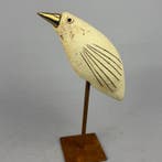 Ewa Budzowska - NO RESERVE- BIRD- decorated 24 carat gold)