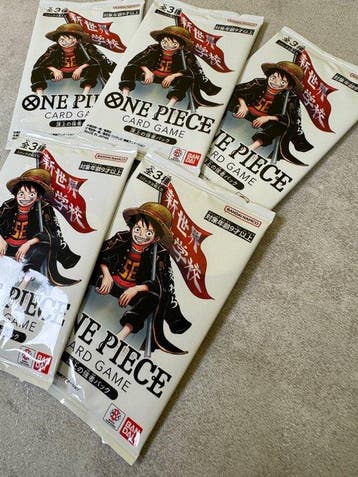 One Piece - 5 Booster pack - Lotto 5 buste promo sigillate