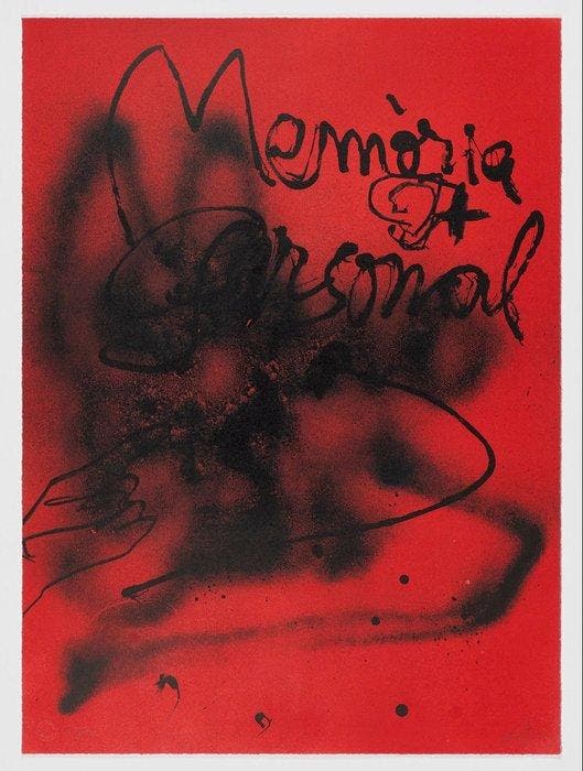 Antoni Tapies (1923-2012) - Memoria personal, Antiquités & Art, Antiquités | Autres Antiquités