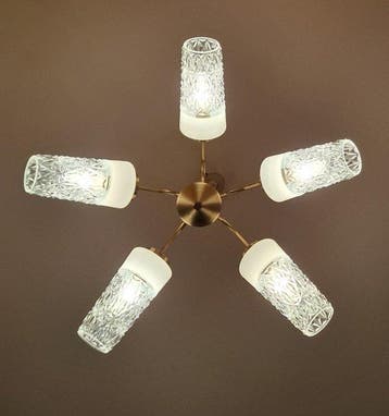 Kroonluchter - Mid-Century Modern Sputnik-kroonluchter -