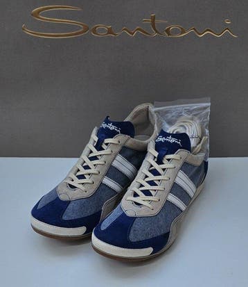 Santoni - Sneakers - Maat: EU 42, Nieuw