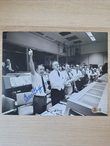 Directeur de vol dApollo 13 - Gerald Griffin - Photo signée