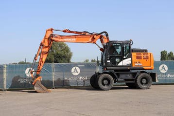 Veiling: Wielgraafmachine Hitachi ZX140W-6 Diesel 105kW 2018, Ophalen