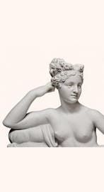 Beeld, Paolina Borghese - 13 cm - Marmer