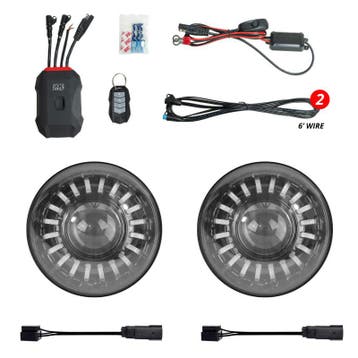 XK Glow 2019+ Jeep Wrangler JL/JT 7in Headlight XKmax RGBW, Ophalen of Verzenden, Nieuw