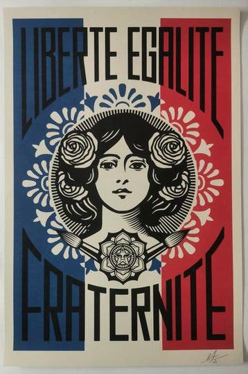 Shepard Fairey (OBEY) - Liberté Égalité Fraternité - 2020s