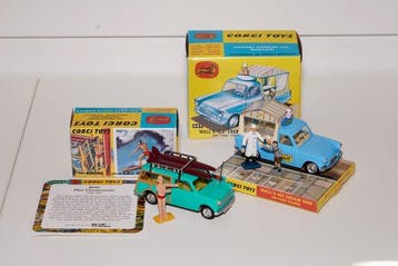 1:48 - Modelauto (2) - Ford Thames Walls Ice Cream Van 447, Nieuw