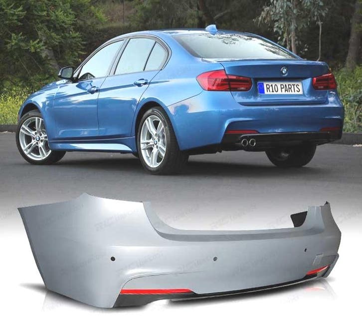 BOUCLIER ARRIÈRE BMW F30 LOOK M PDC DOUBLE SORTIE ÉCHAPPEMEN, Auto-onderdelen, Carrosserie, Verzenden