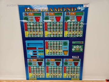 Originele frontplaat van bingo- en spelautomaat..., Nieuw