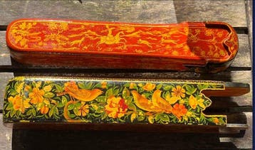 potloodetui Qajar, islamitische kunst, Indisch, Ottomaans
