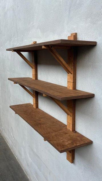 Edoardo Lietti Studio - Edoardo Lietti - Stellingkast - Hout, Antiek en Kunst