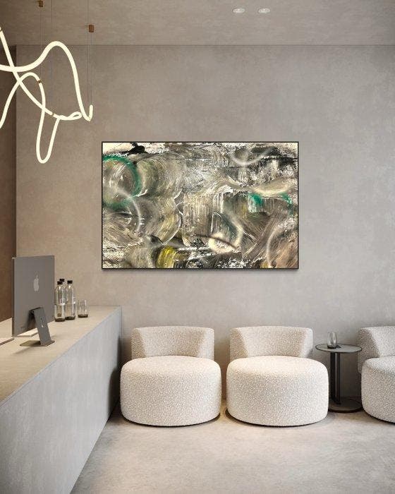 Timo Wedell - Healthy Air - XXL - Abstract, Antiek en Kunst, Kunst | Schilderijen | Modern