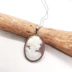 Argento 925 - Cameo - Handgegraveerde camee, Antiek en Kunst