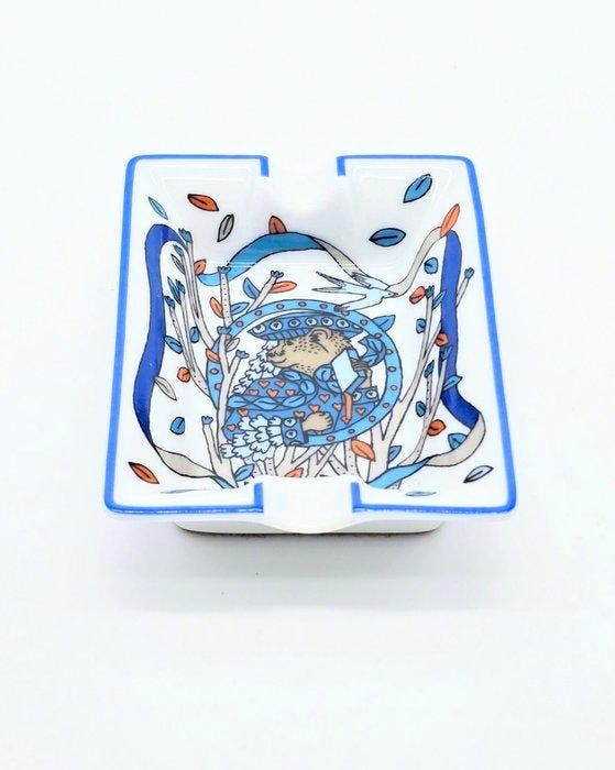 Hermès - Asbak - Porselein - asbak, Antiek en Kunst, Antiek | Glaswerk en Kristal
